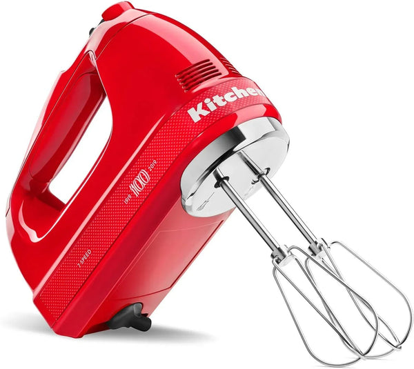 Kitchenaid KHM7210QHSD 100 Year Limited Edition Queen of Hearts Hand Mixer, 7 Speed, Passion Red1