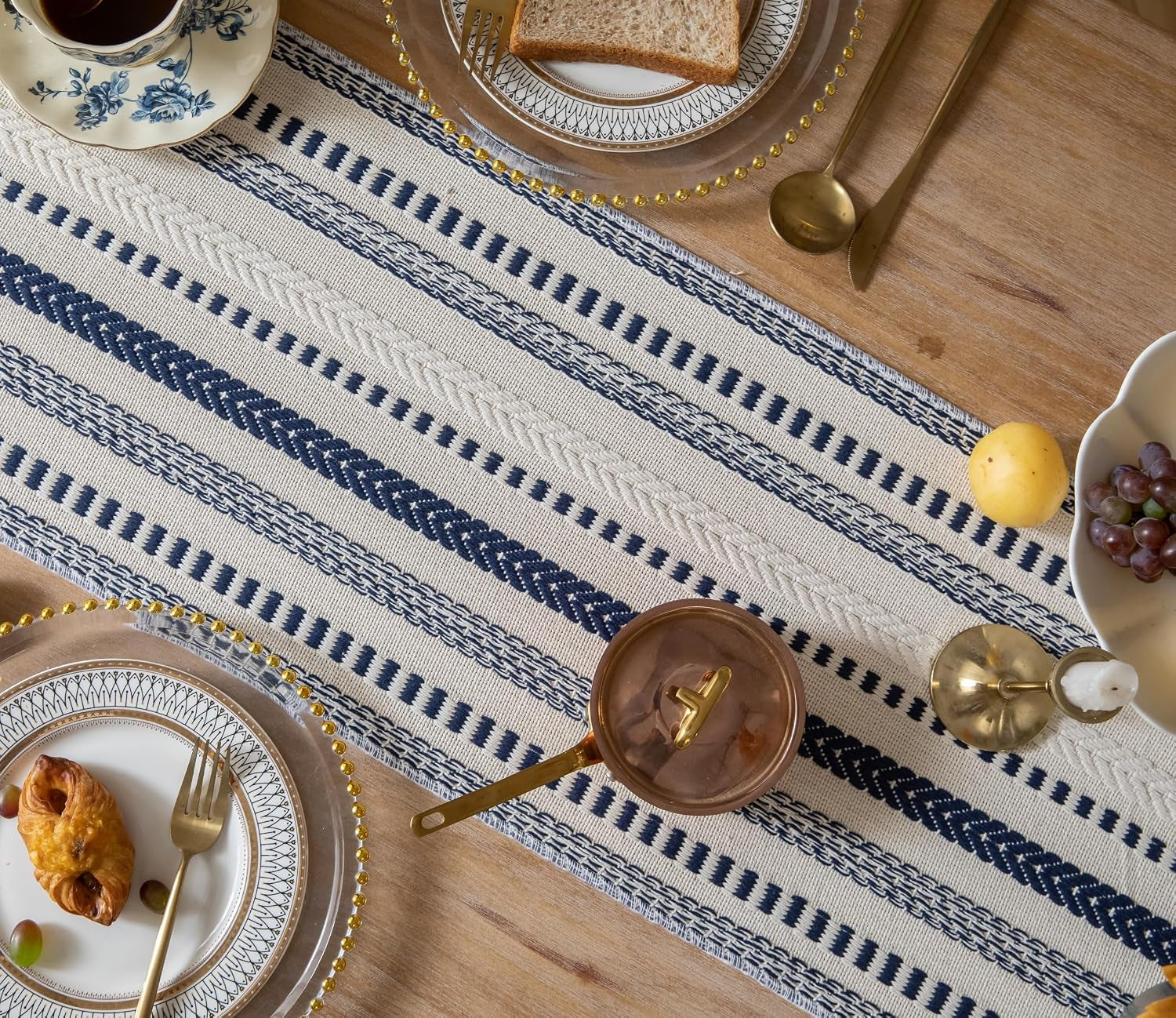 boho-table-runner-108-inchs-long-navy-blue-and-beige-cotton-linen-blend-woven-modern-rustic-farmhouse-decorative-dresser-and-coffee-table-runner-for-kitchen-dining-room-home-decor