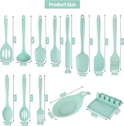 13 Pcs Cooking Utensils Set, Silicone Kitchen Utensils Set7