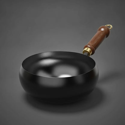 Iron Wok Deep Frying Stir Fry Pan Cookware for Kitchen4