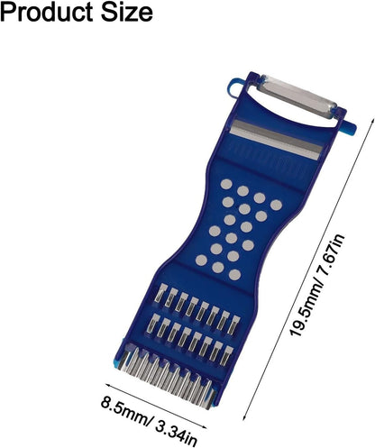 6-In-1 Vegetable Peeler Stainless Steel Julienne Slicer Grater4