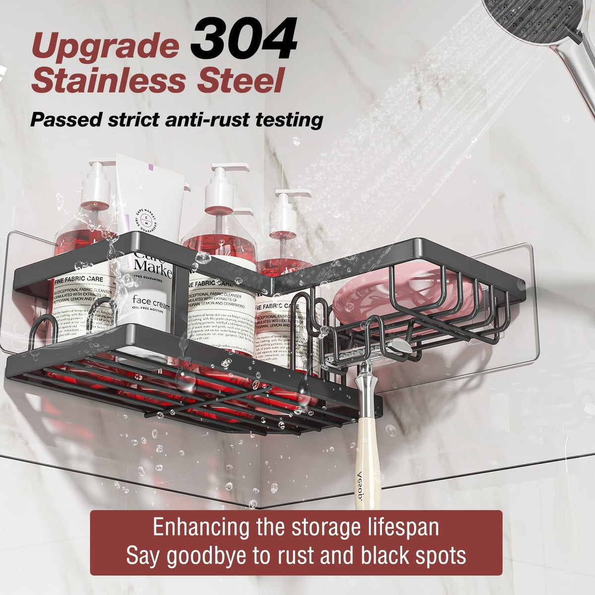 shower-caddy-corner-no-drilling-adhesive-shower-shelves-rustproof