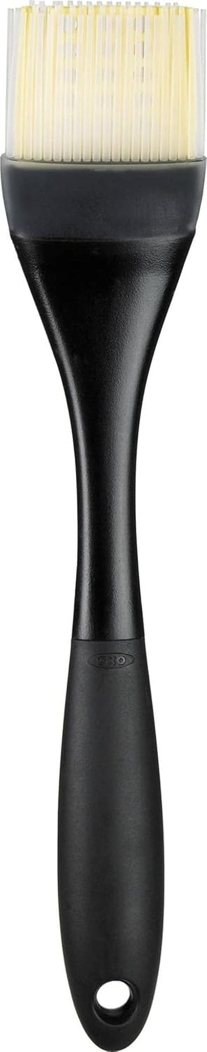 OXO Good Grips Silicone Basting & Pastry Brush - Large, 10.8 in | Unique Bristle Design Won'T Retain Odors, Clump, Patented Center-Hole Bristles Hold Liquids, Heat Resistant, Dishwasher Safe1