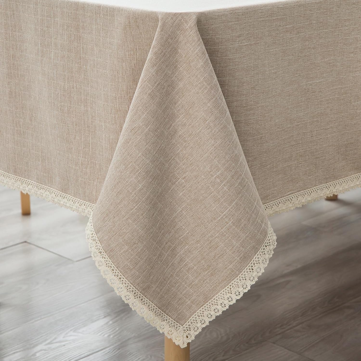textured-tablecloth-linen-look-rustic-burlap-style-washable-solid-heavy-weight-lace-trim-rectangle-fabric-table-cloth-table-cover-for-kitchen-dinning-tabletop-decoration-55x70-in-beige