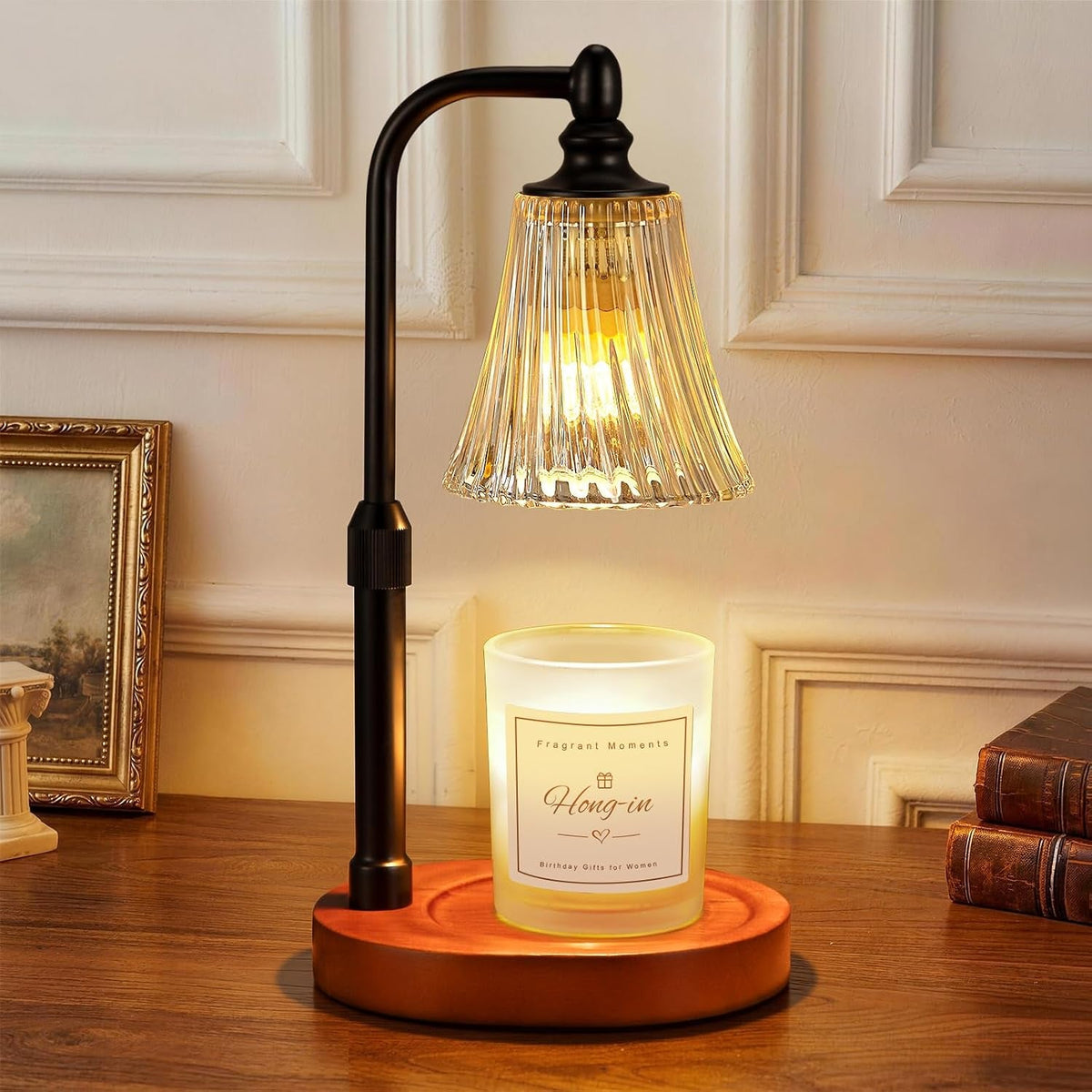 black-walnut-candle-warmer-lamp-with-timer-dimmable-birthday-gifts-for-women-adjustable-height-wax-melt-warmer-for-jar-candles-house-warming-gifts-new-home-ideal-for-office-dorm-bedroom-home-decor