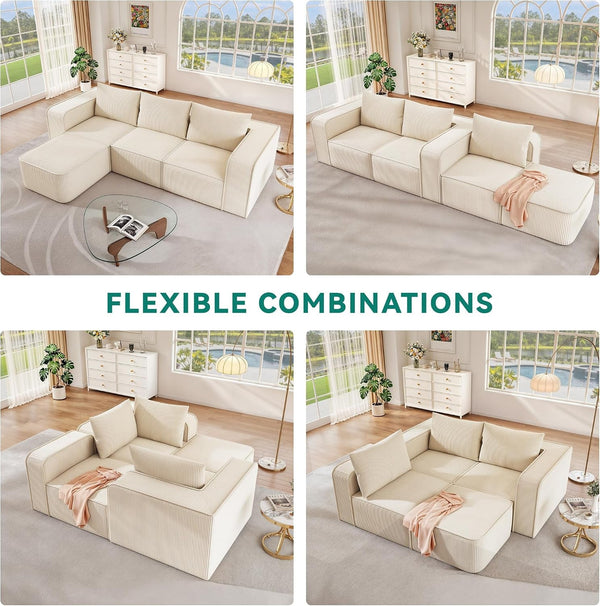 Oversized Cloud Couch Sectional Sofa for Living Room7