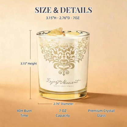 Luxury Candle Gift Set for Women, 3X7Oz, Trimmer & Snuffer Lid7