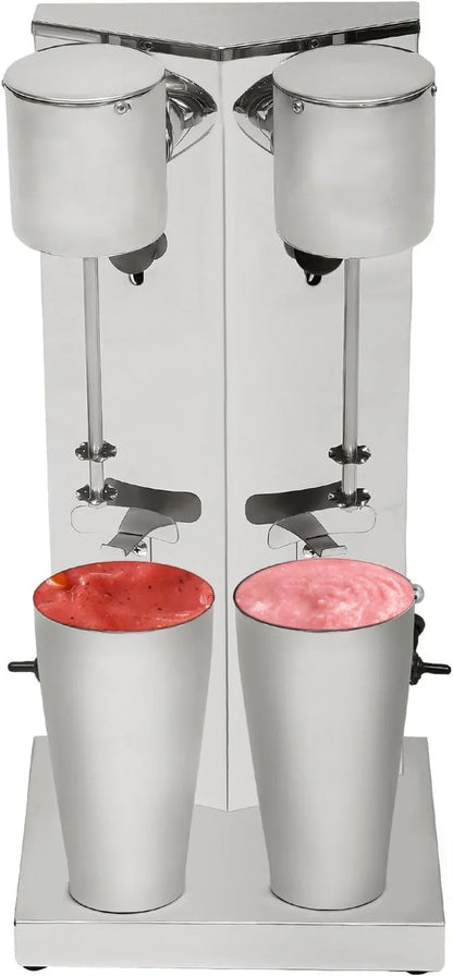 Stainless Steel Mixer Shaking Machine, 110V Household Commercial Double-Head Stand Mixer, Electric Drink Mixer for Cocktails, Milk1
