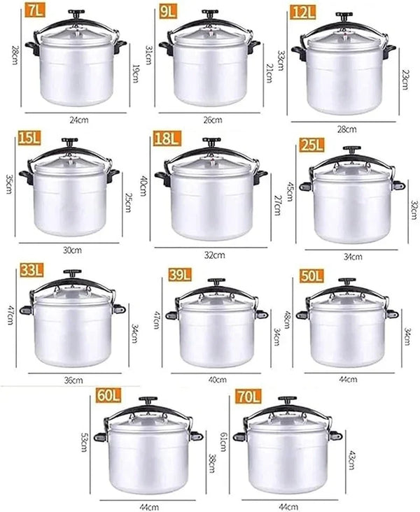 15-50L Multi-Function Pressure Cooker, Explosion-Proof Pressure Cooker, Large-Capacity Soup Pot Stew Pot, Gas Stove and Other Opening Flame General Purpose Pot (Size : 38L)4