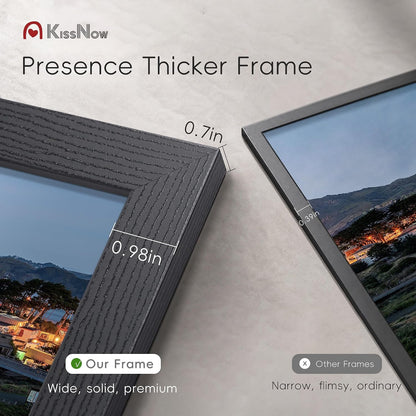 4X6 Picture Frame 4 Pack, Black Solid Wood, Wall or Tabletop3