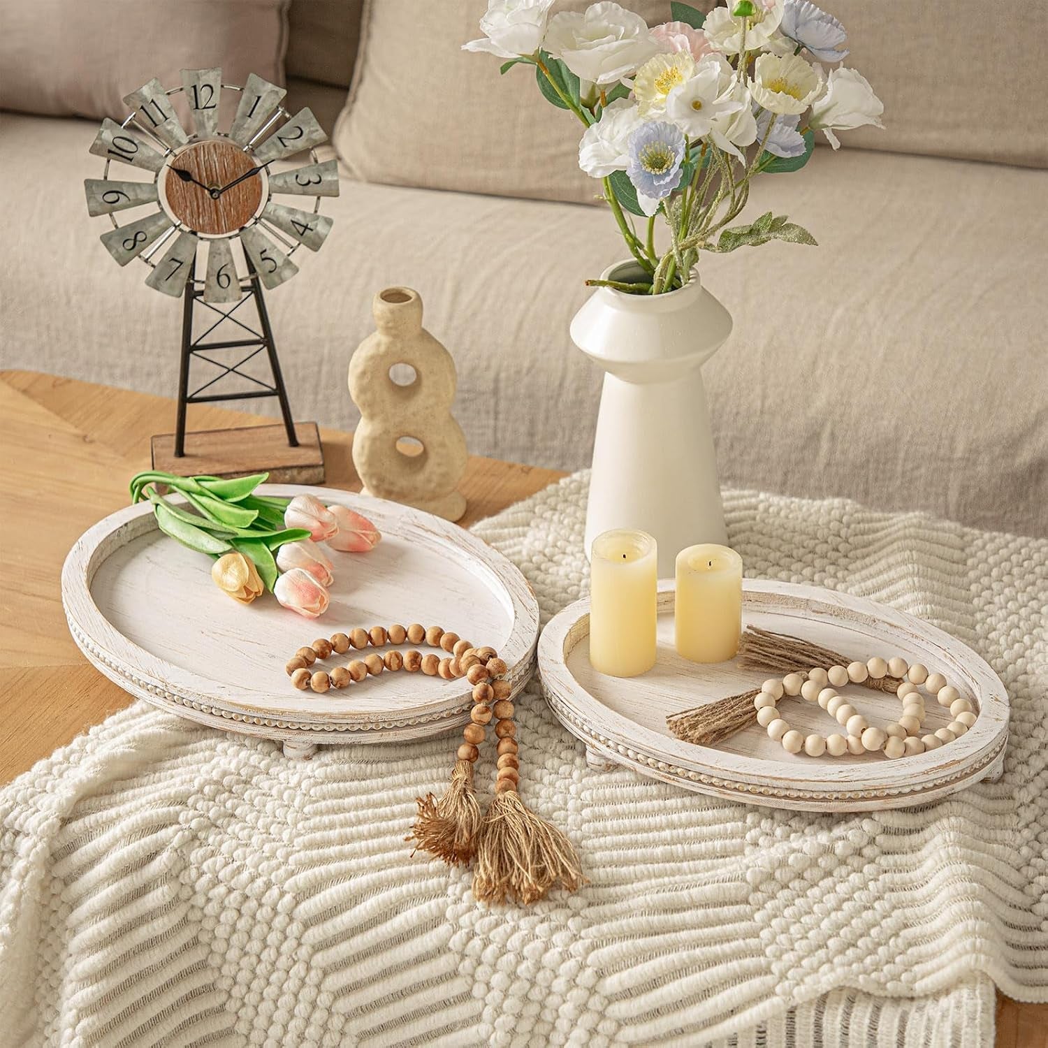 farmhouse-oval-wooden-decorative-trays-set-of-2-distressed-white-solid-wood-beaded-trays-for-coffee-table-kitchen-counter-ottoman-dining-table-centerpiece-decor