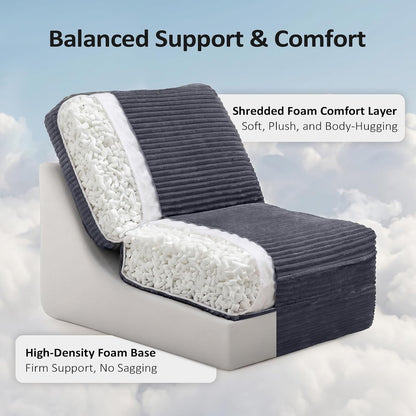 Convertible Folding Sofa Bed with Supportive Foam Back Cushion4