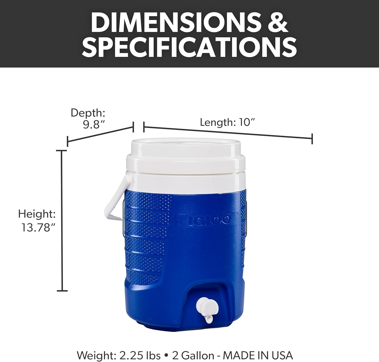 2-gallon-portable-sports-cooler-water-beverage-dispenser-insulated-cooler-dispenser-majestic-blue
