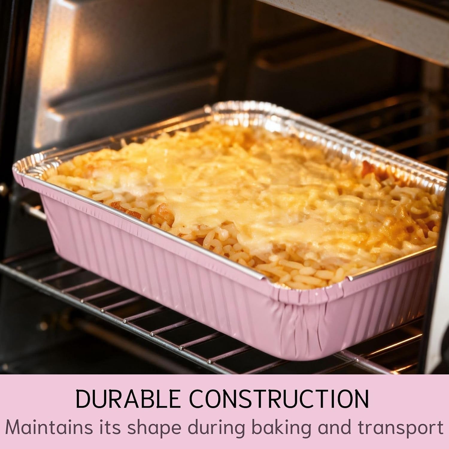 40-pack-8x8-square-aluminum-baking-cake-pans-with-clear-lids-pink-foil-pans-with-lids-disposable-food-containers-great-for-cooking-heating-storing-prepping-food