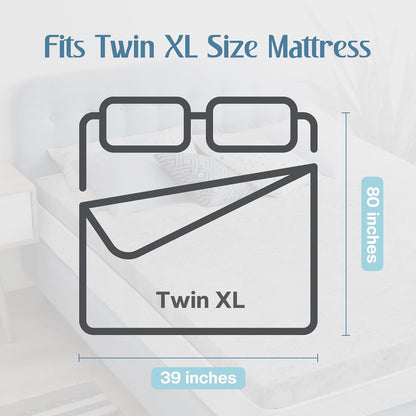 Memory Foam Mattress Topper Twin XL, Cooling Breathable 3 Inch Twin XL Mattress Topper for College Dorm with Certipur-Us Certified, Extra Long XL Single Bed Pad Dorm Room Essentials7