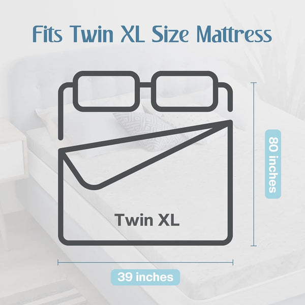 Memory Foam Mattress Topper Twin XL, Cooling Breathable 3 Inch Twin XL Mattress Topper for College Dorm with Certipur-Us Certified, Extra Long XL Single Bed Pad Dorm Room Essentials7
