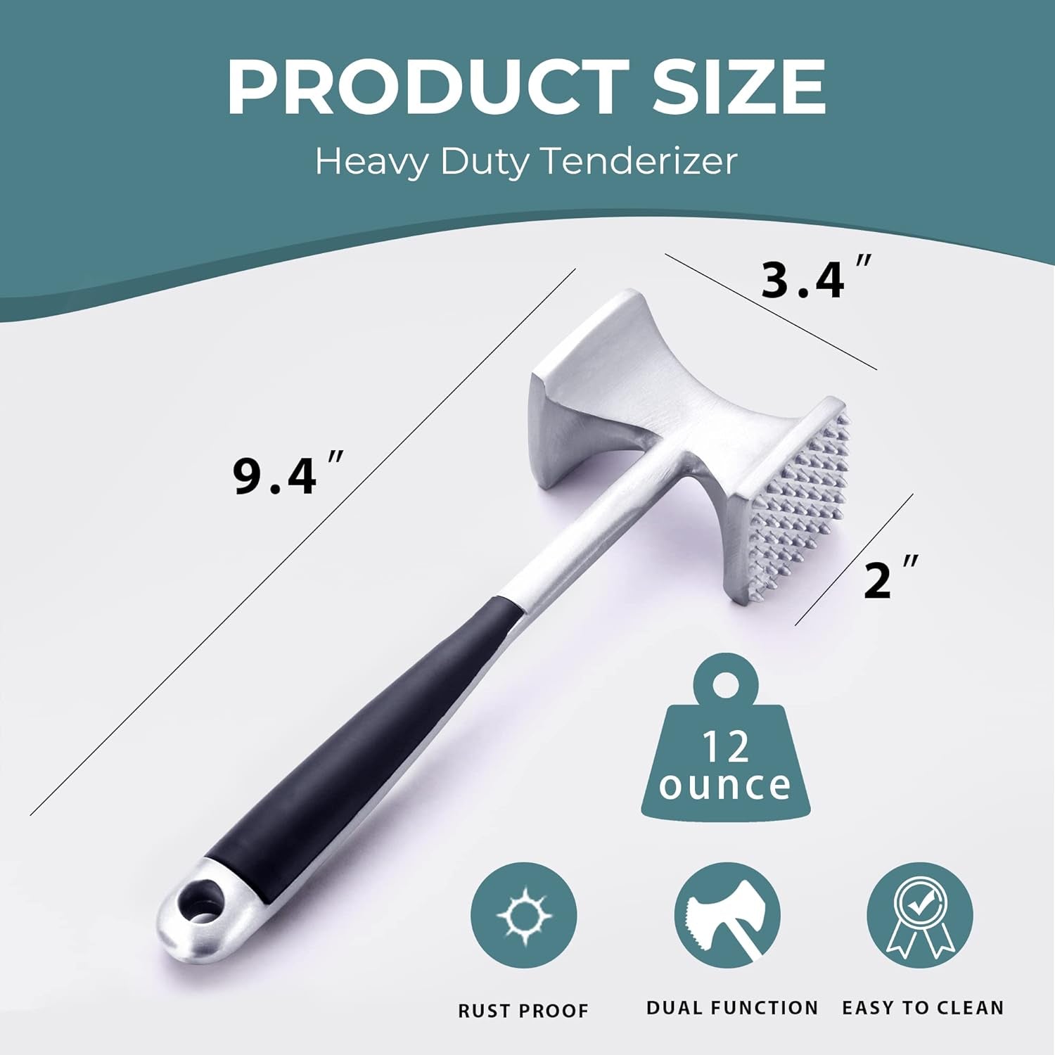 meat-tenderizer-hammer-with-comfortable-grip-handle-dual-side-mallet-for-kitchen-heavy-duty-pounder-for-tenderizing-steak-beef-and-fish