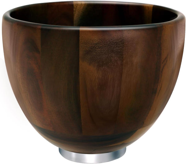 Premium Wood Mixing Bowl Compatible with Kitchenaid 4.5&5QT Tilt-Head Model1