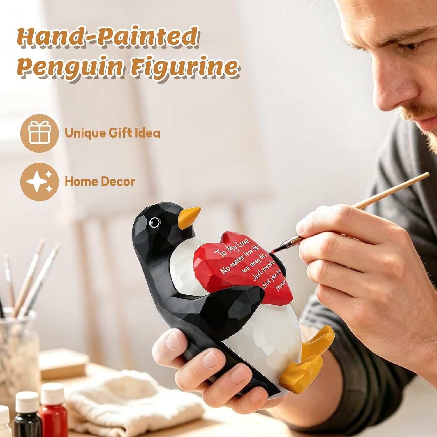 anniversary-birthday-gift-for-women-men-couple-penguin-figurine-for-her-him-i-love-you-gifts-for-boyfriend-girlfriend-birthday-gift-for-wife-husband-fiancee-valentines-heart-hand-painted-penguin-statue