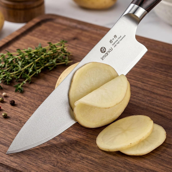 Japanese Chef Knife 8 Inch, Sharp Kitchen Knife in Japanese HC Steel6