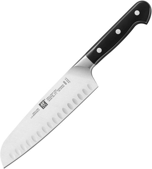 Pro 7" Hollow Edge Santoku Knife1