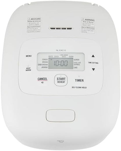 Zojirushi NL-EAC10WA Micom Rice Cooker & Warmer 5.5 Cups, White2