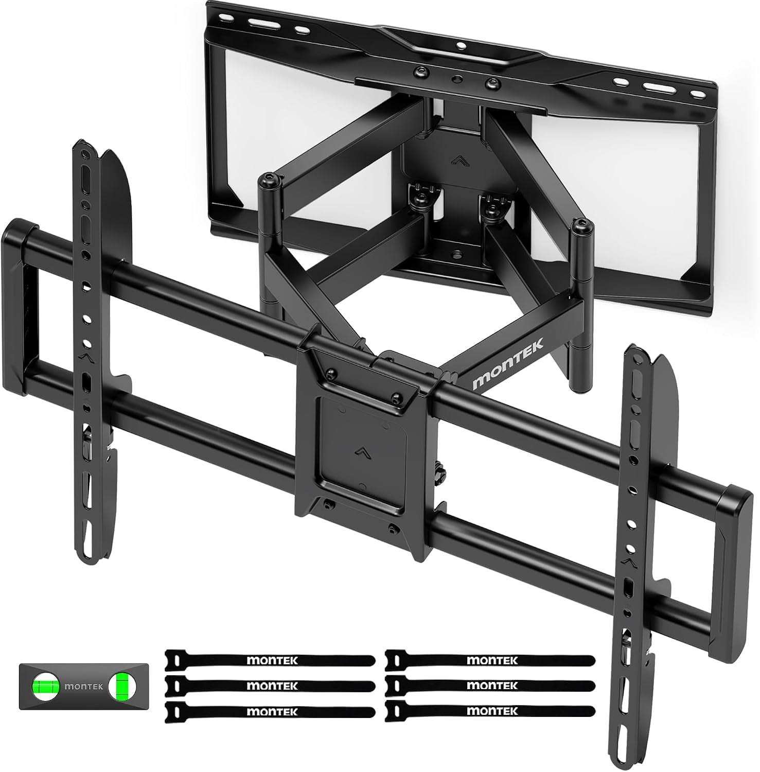 heavy-duty-full-motion-tv-wall-mount-for-37-90-inch-tvs-up-to-165-lb-dual-articulating-arms-extend-16-6-in-smooth-tilt-and-swivel-4x-load-tested-max-vesa-600x400-mm-12-16-in-wood-studs
