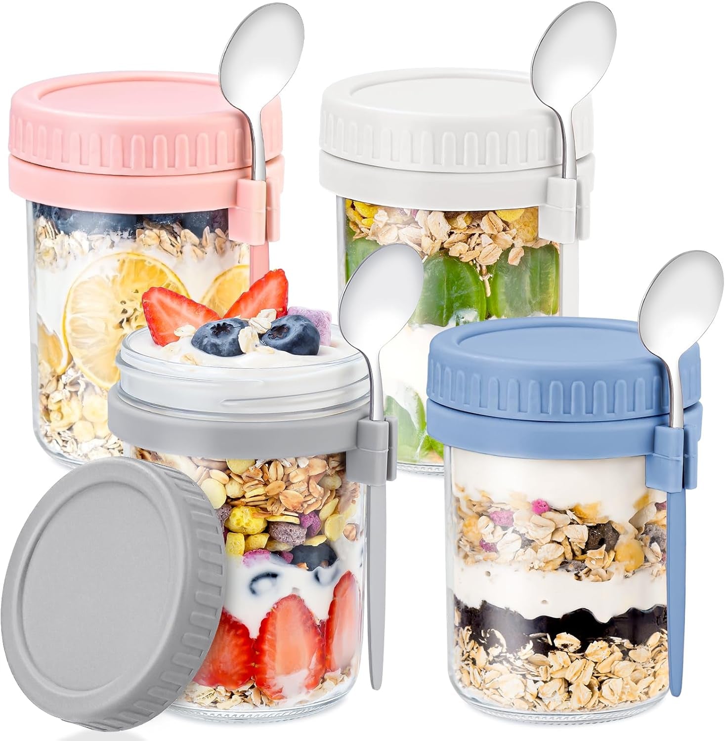 16-oz-glass-overnight-oats-containers-with-lids-and-spoon-chia-pudding-jars