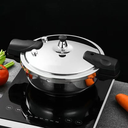 Electric Pressure Cooker, 304 Mini Pressure Cooker Small Thickened Household Gas Induction Outdoor Portable Large Capacity,5
