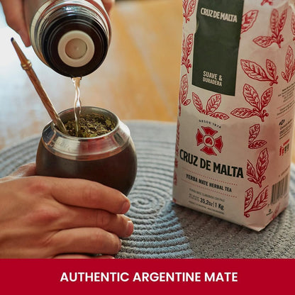 Yerba Mate Tea – 1Kg (2.2 Lbs) Loose Leaf – Traditional Argentine Herbal Tea – Smooth Flavor, Naturally Sourced – USA Specific Packaging – Gluten-Free – Large Leaf Low Dust Yerba Mate | Large Leaf, Low Dust for a Smoother Traditional Mate, U.S. Retail Packaging5