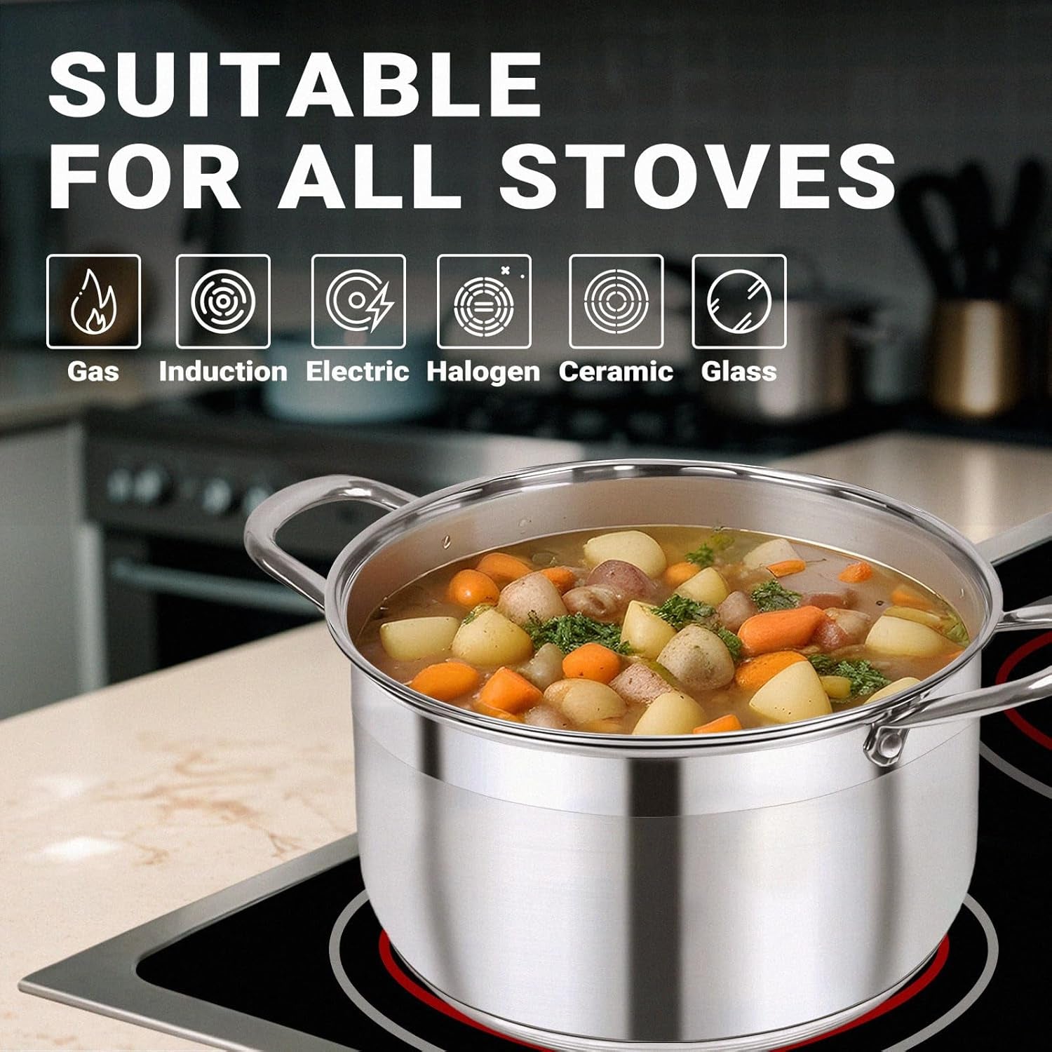 8-quart-stainless-steel-induction-stock-pot-with-visible-lid-heavy-duty-even-heat-thick-nonstick-base-deep-cookware-for-soup-pasta-spaghetti-ideal-for-canning-boiling-simmering