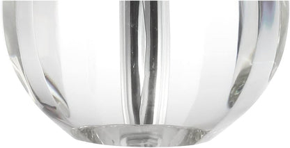 Goddard 16" Crystal Ball Orb Metal LED Table Lamp, Clear7