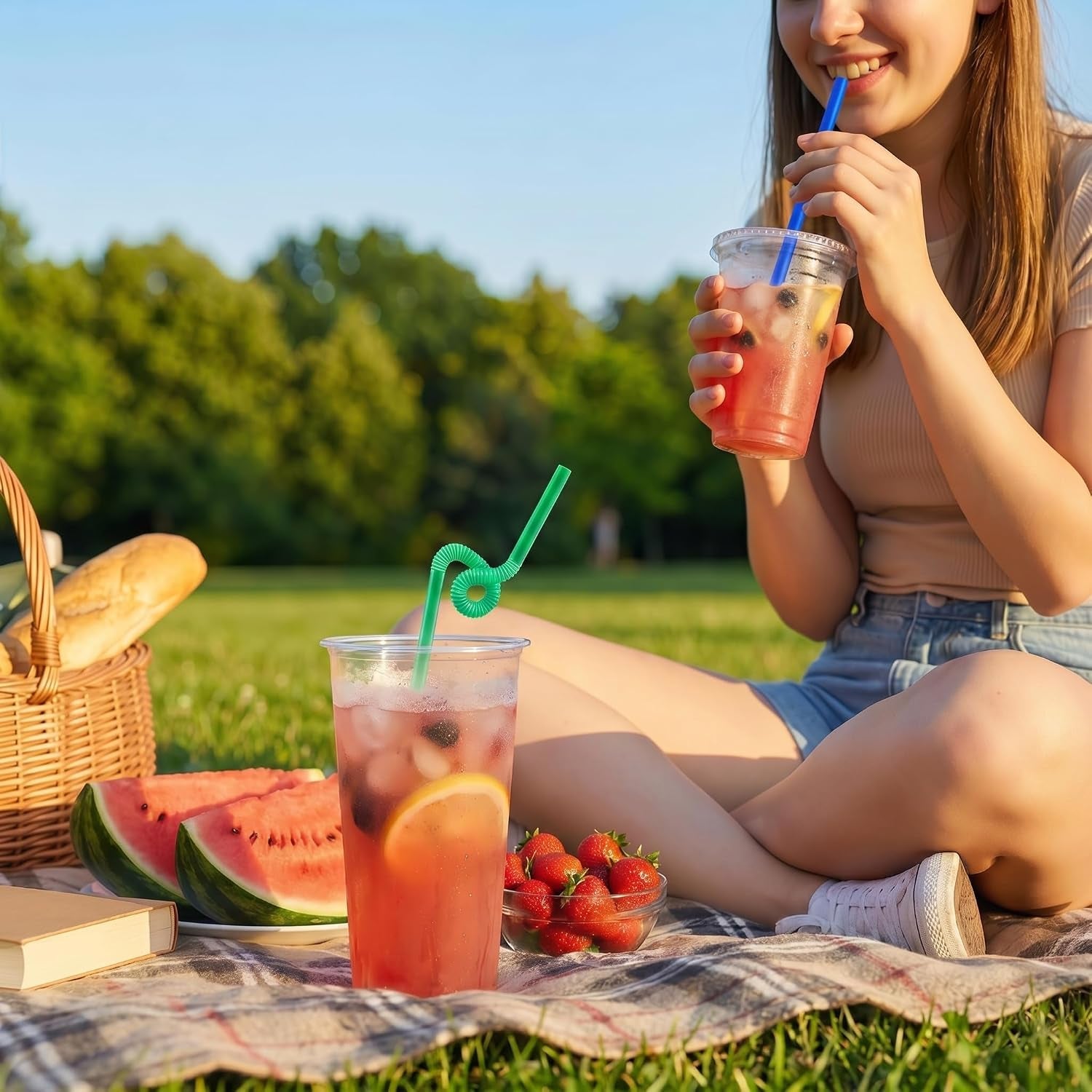 300-pcs-colorful-flexible-plastic-straws-bpa-free-disposable-bendy-straws-10-2-long-and-0-23-diameter