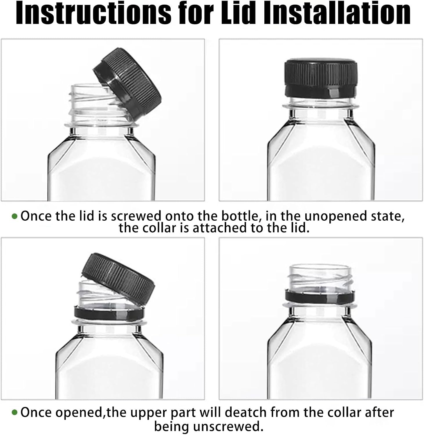 12oz-10pcs-plastic-juice-bottles-with-caps-reusable-leakproof-for-juicing