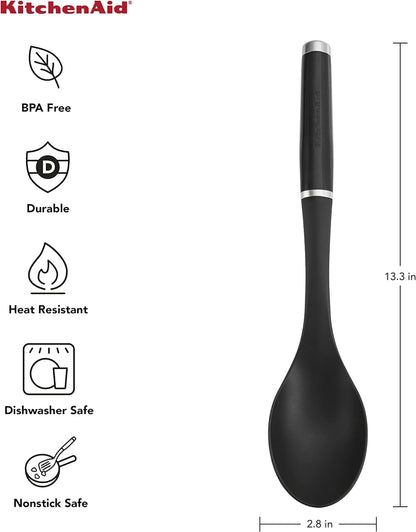 Kitchenaid KE003OHOBA Classic Basting Spoon, One Size, Black2