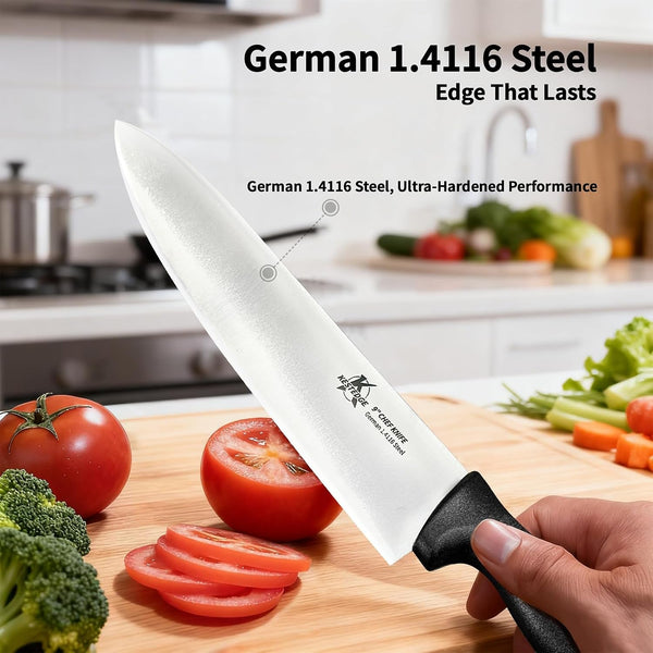 9 Inch Chefs Knife German Steel Sharp Chef Knife Kitchen Knife2