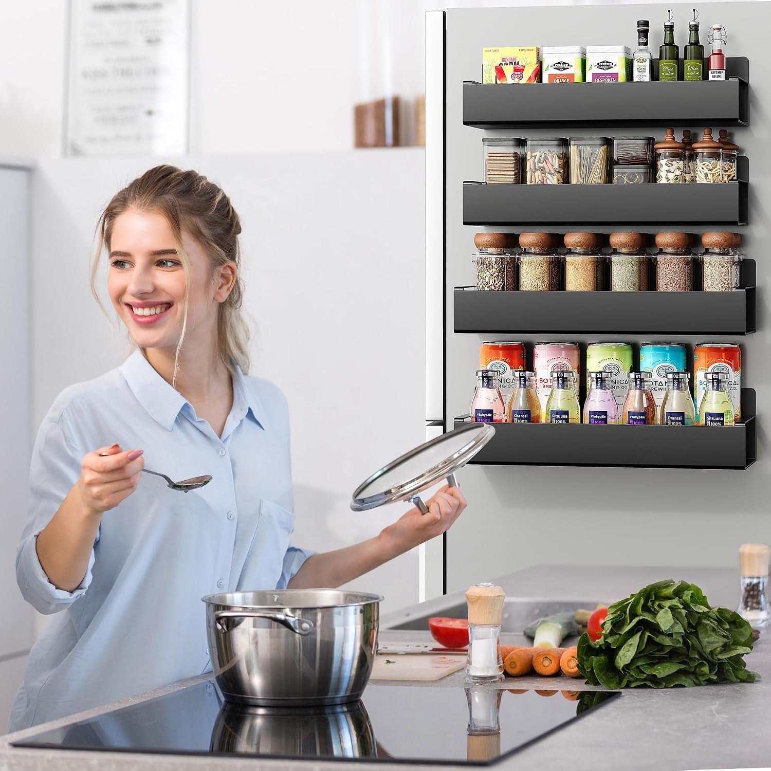 4-pack-moveable-fridge-magnetic-spice-racks-metal-black