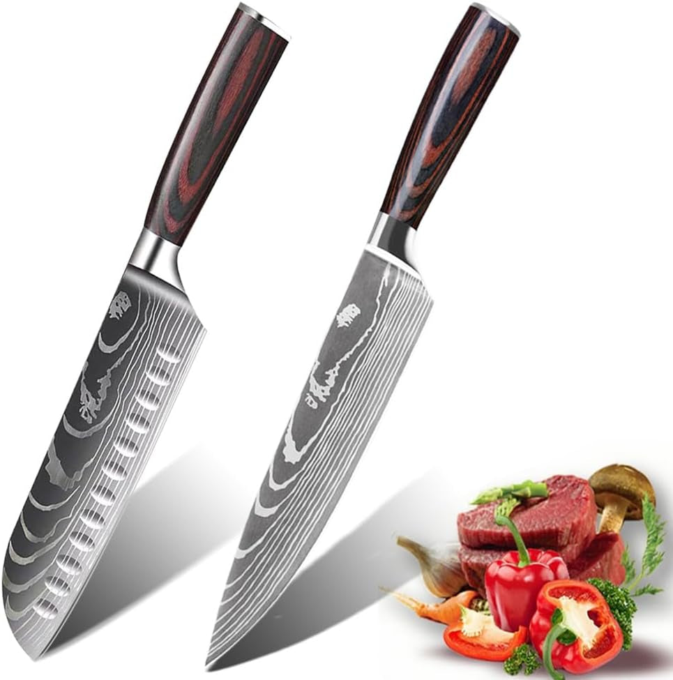 kitchen-knife-set-2-pcs-kitchen-chef-knife-set-chef-knife-santoku-knife-with-sharp-high-carbon-stainless-steel-forged-blade-and-ergonomically-pakkawood-handle-japanese-knife-set-2pcs-set