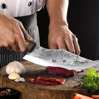 Meat Cleaver, 7.7 Inch Kitchen Knife Handmade Steel Boning Chef Knives Slicing Knife Cleaver Kitchen Meat Cleaver6