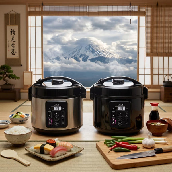 Kumo Yumcarb Rice Cooker with Ceramic Bowl and Advanced Fuzzy Logic, (5.5 Cups, 1 Litre), 5 Rice Cooking Functions, 3 Multicooker Functions, 110V US Power (Light Stainless Steel)11