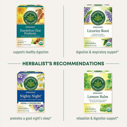 Organic, Chamomile Tea - Supports Stress Relief and Relaxation - Kosher, Non-Gmo, Caffeine-Free, Compostable - 16 Tea Bags | Supports Stress Relief and Relaxation, Kosher, Non-Gmo, Caffeine-Free, Compostable7