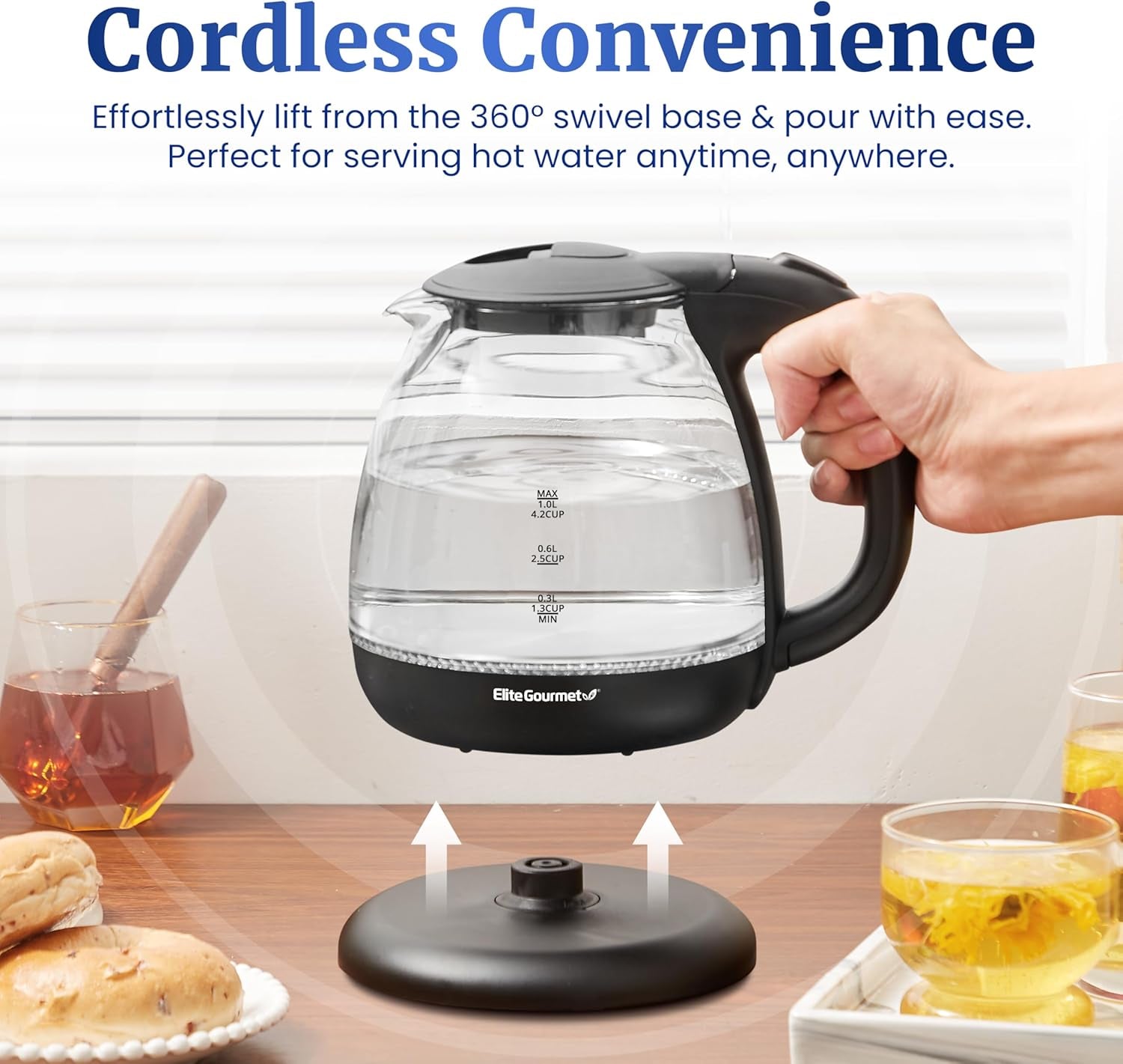 ekt1001-1-0l-glass-kettle-1100w-cordless-base-black-bpa-free-glass-blue-led-interior-360-base-auto-shut-off-function-quickly-boil-water-for-tea-more