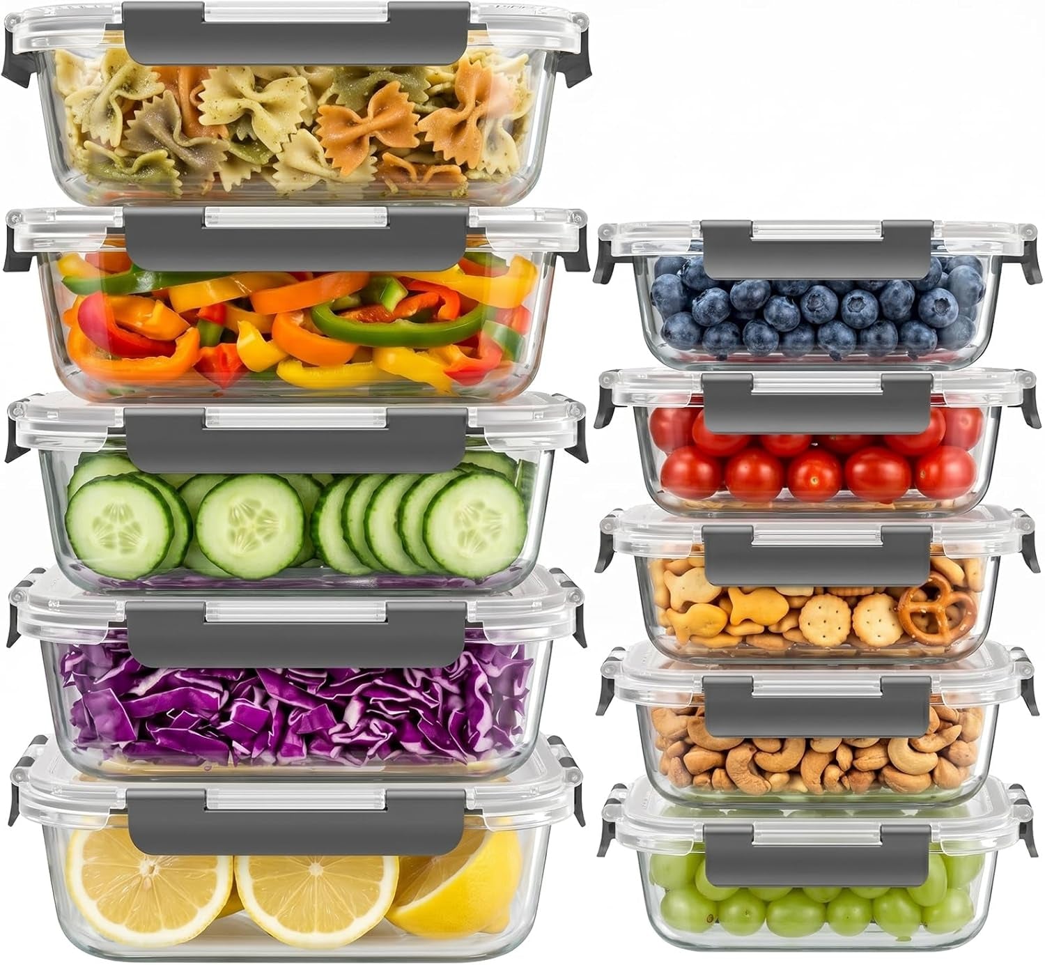 10-sets-36-oz-12-oz-glass-food-storage-containers-with-lids-gray
