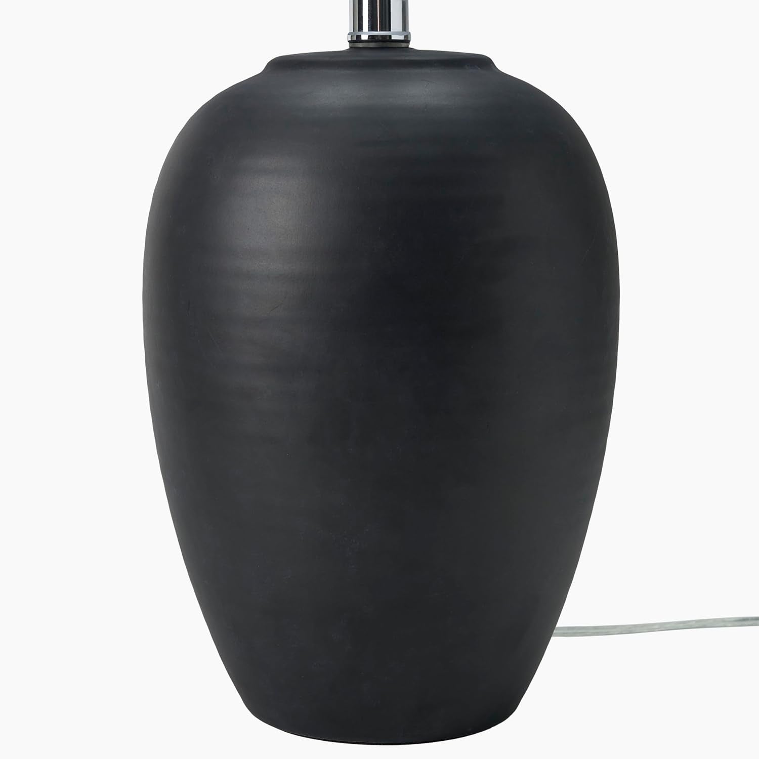 home-23-black-vintage-distressed-ceramic-pot-table-lamp-for-bedroom-living-room-end-table-with-white-tapered-drum-shade