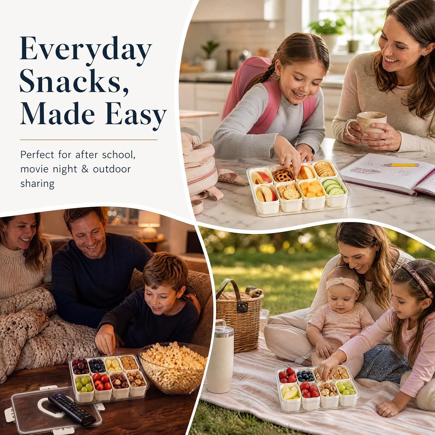 snackle-box-container-with-leakproof-lid-and-handle-8-compartment-divided-serving-tray-with-removable-containers-spill-proof-portable-snack-tray-for-kids-snacks-fruit-candy-nuts-picnic-parties