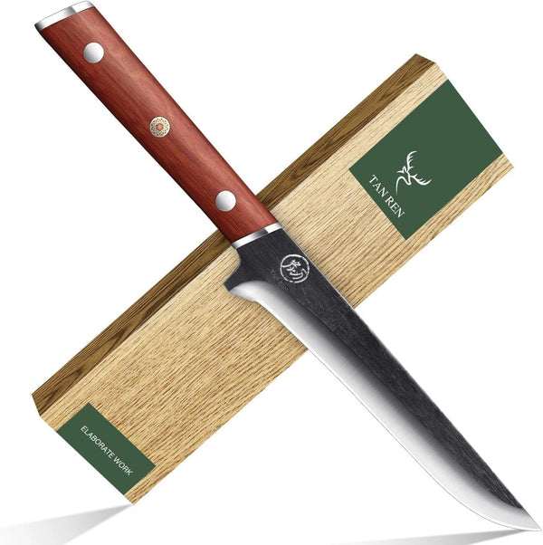 6 Inch Boning Knife High Carbon Steel Deboning Knife for Butchering1