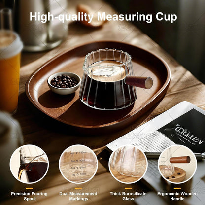 Espresso Measuring Cup, 6 Oz Espresso Shot Glass with ML Scale3