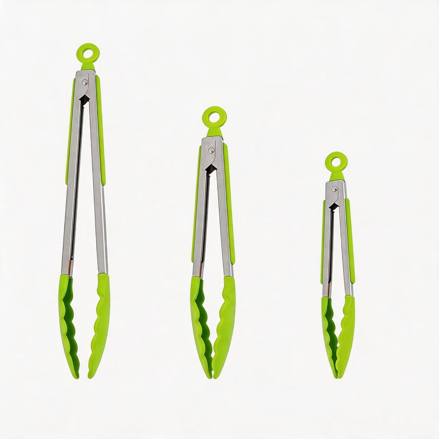 stainless-steel-heat-resistant-kitchen-tongs-for-cooking-non-scratch-silicone-tip-7-9-12-inch-set-of-3-bbq-tong-green