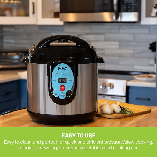 CAREY DPC-9SS Smart Electric Pressure Cooker and Canner, Stainless Steel, 9.5 Qt7