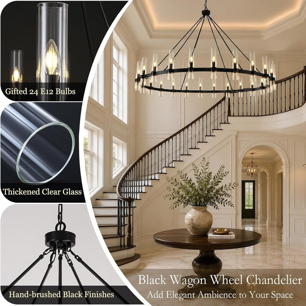 70-24-light-black-wagon-wheel-chandelier-for-high-ceilings-living-room